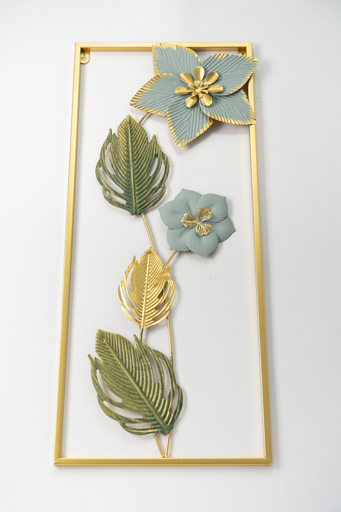 Metal Colorful Flower Iron Wall Hanging Decoration