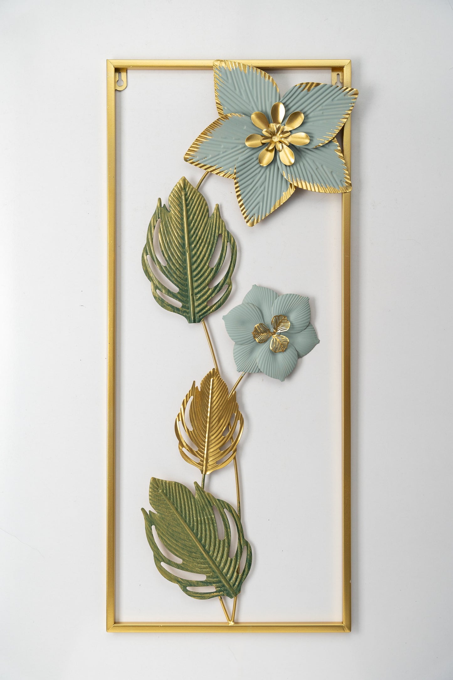 Metal Colorful Flower Iron Wall Hanging Decoration