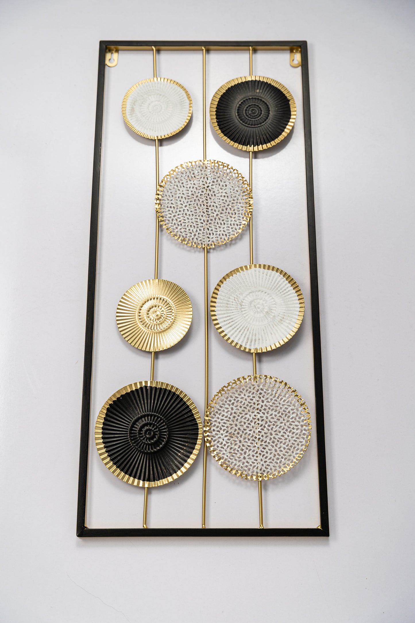 Black & Gold Trendy Metal wall Decor