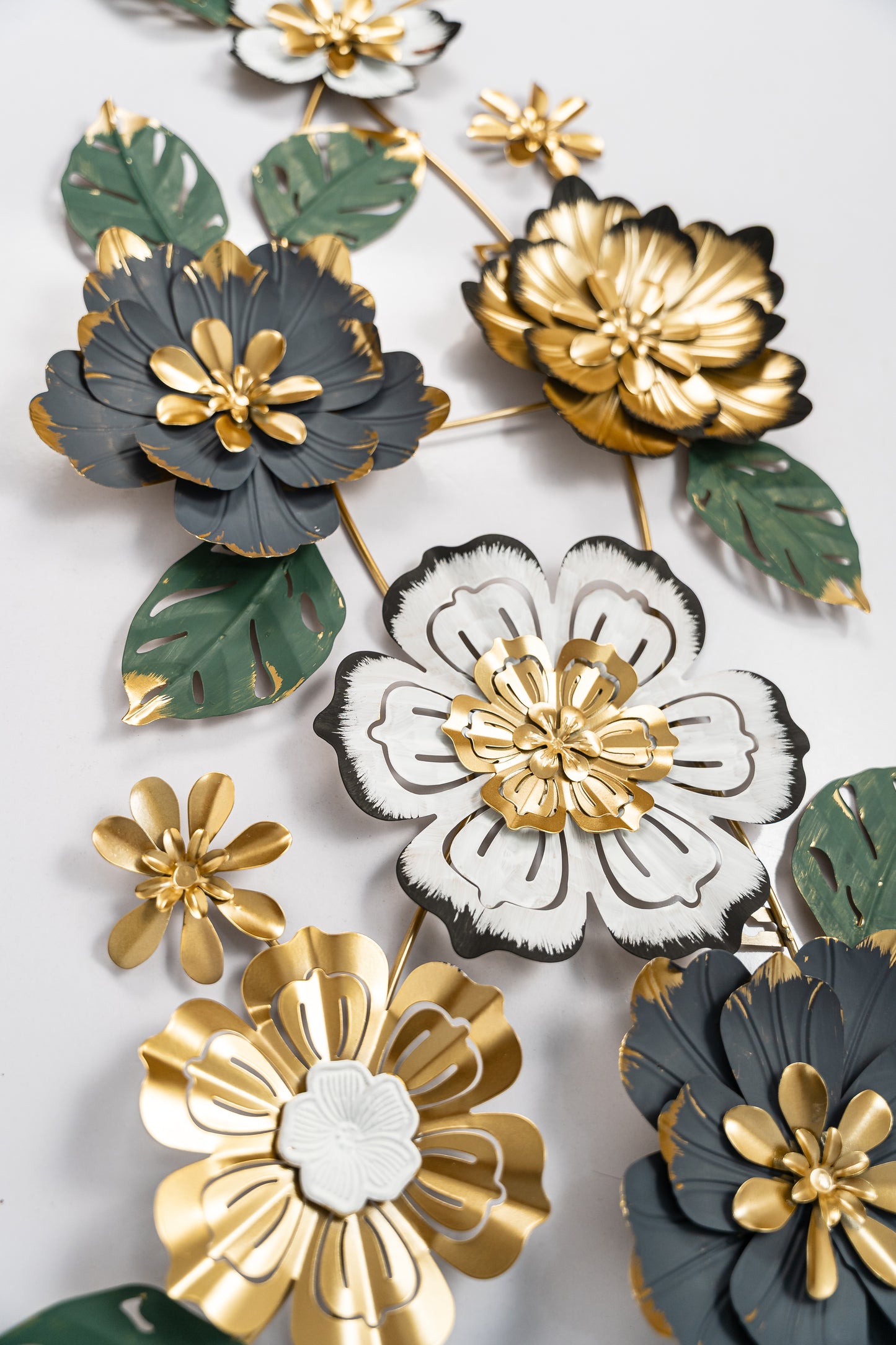 Multicolored Flower Leaf Wall Art Perfect for living room