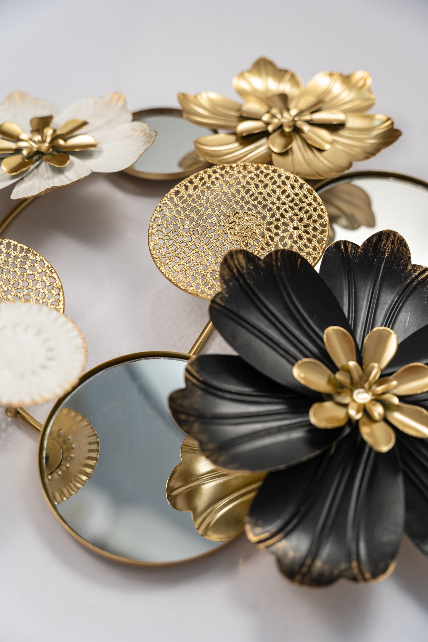 Gold Metallic Wall Art - Golden Garden Metallic Accent