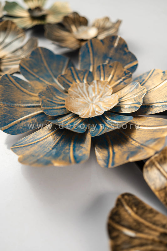 Golden Bloom Versatile Wall Frame