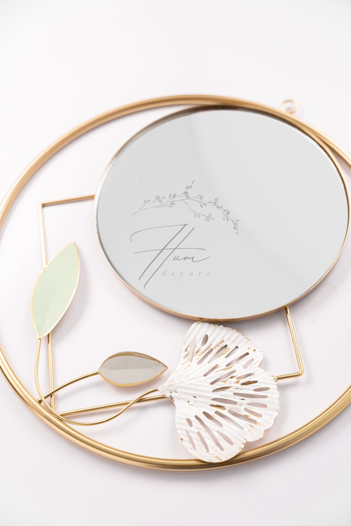 3D Metal Flower Frame Wall Art