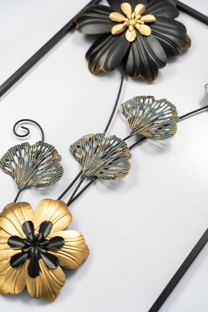 Imported Premium Quality Metal Flower Frame – Elegant Decorative Wall Art