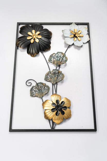 Imported Premium Quality Metal Flower Frame – Elegant Decorative Wall Art