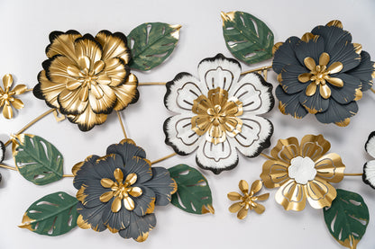 Multicolored Flower Leaf Wall Art Perfect for living room