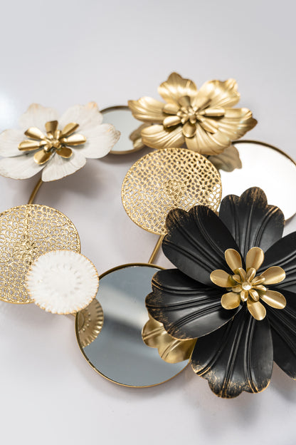 Gold Metallic Wall Art - Golden Garden Metallic Accent