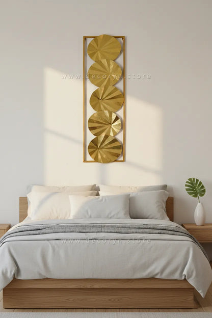 Golden Solar Ray Wall Art