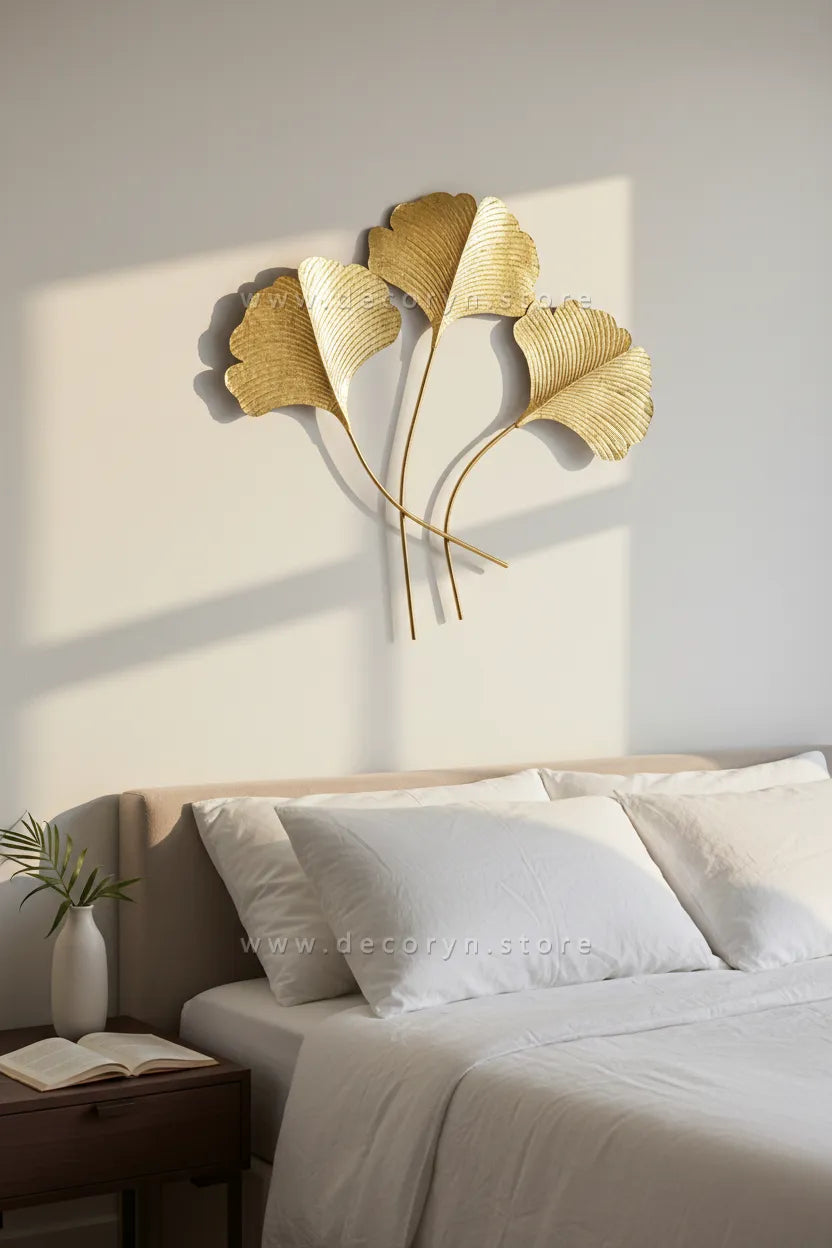 Golden Triflor Stem Sculpture