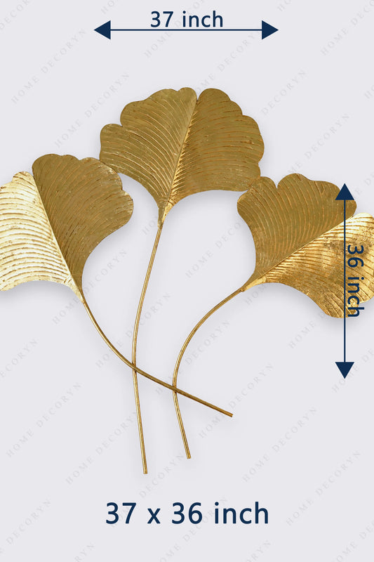 Golden Triflor Stem Sculpture