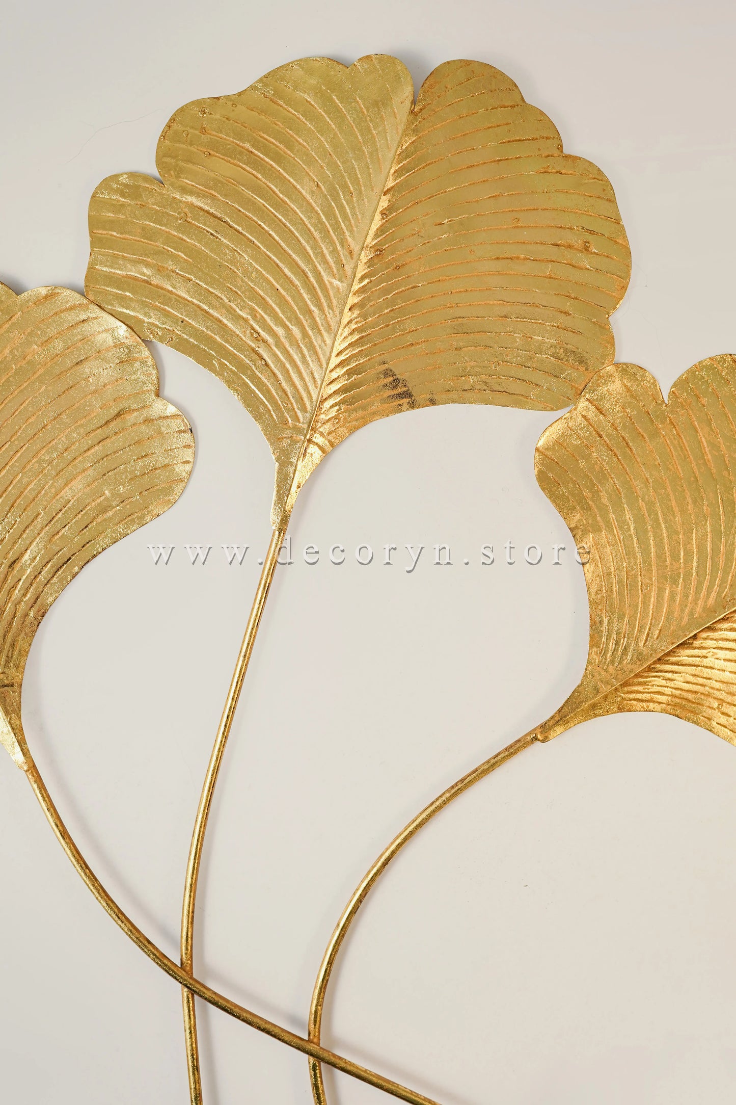 Golden Triflor Stem Sculpture