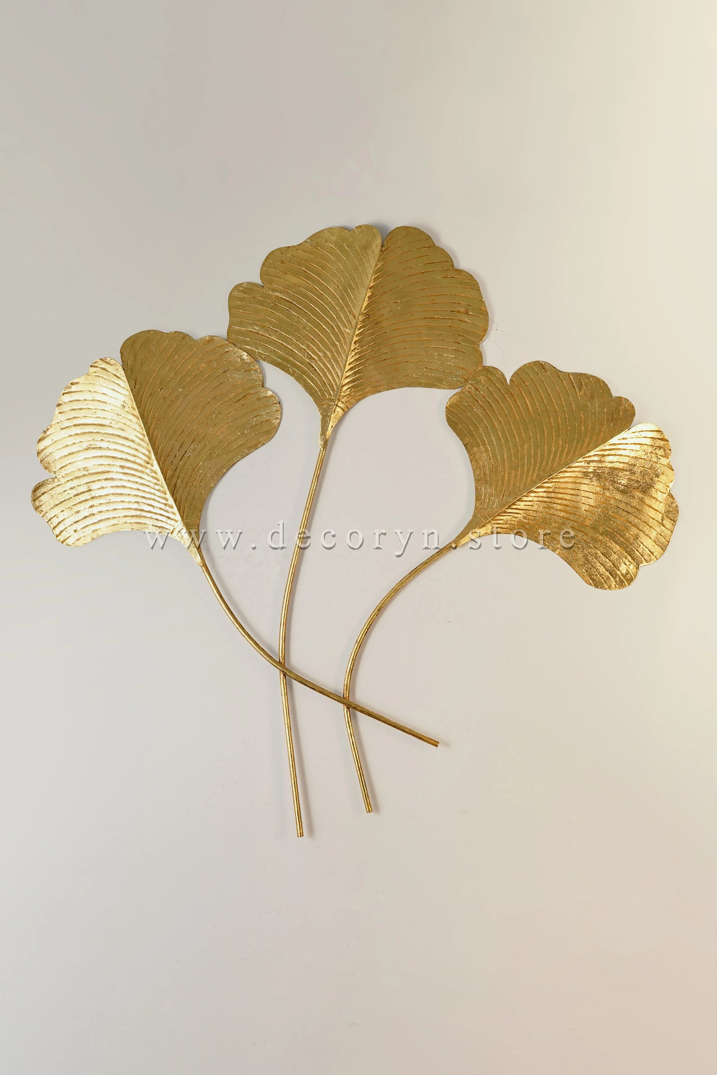 Golden Triflor Stem Sculpture