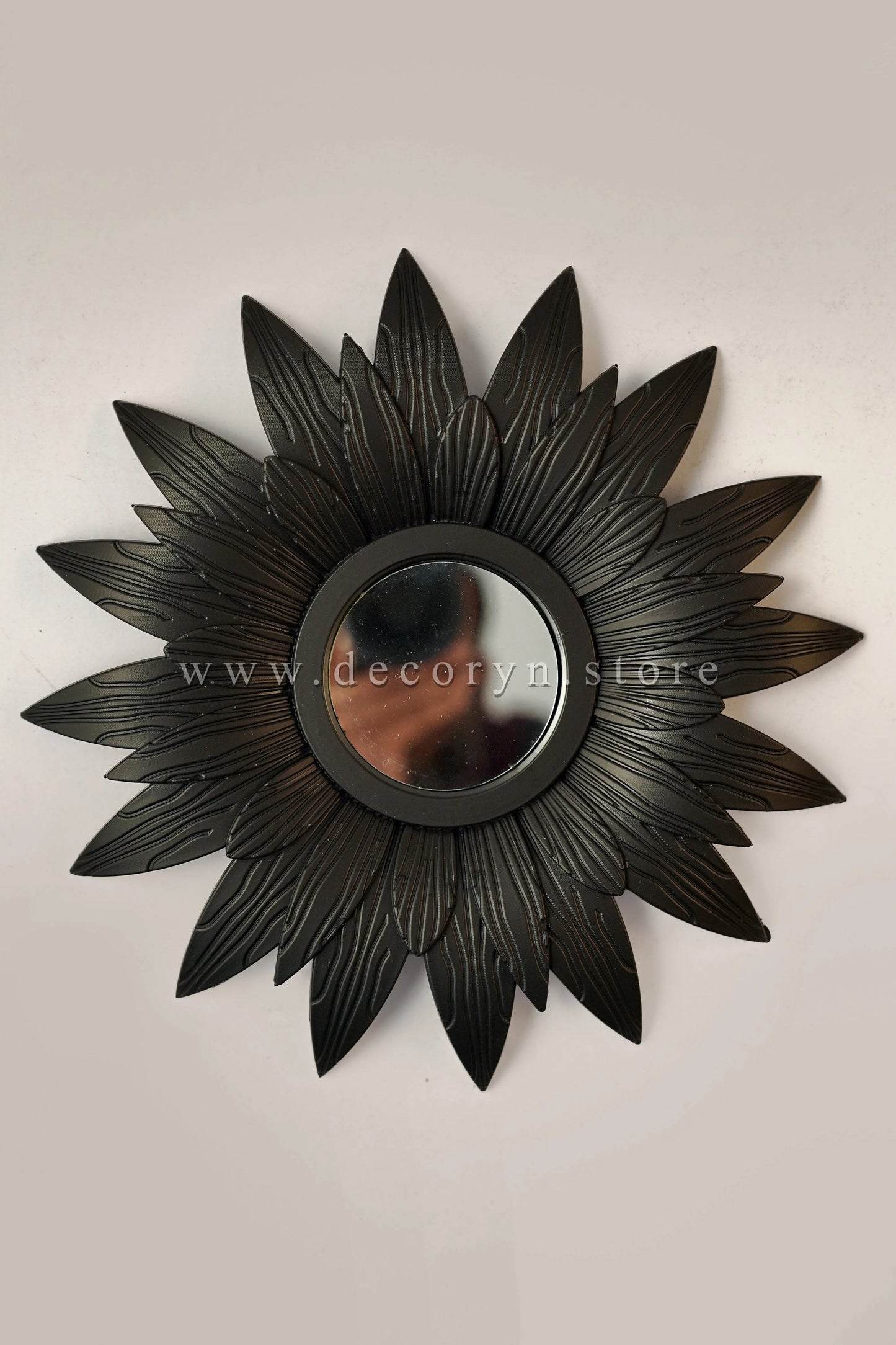 Midnight Bloom Mirror Wall Accent - 3pcs