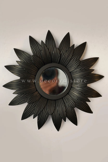 Midnight Bloom Mirror Wall Accent - 3pcs