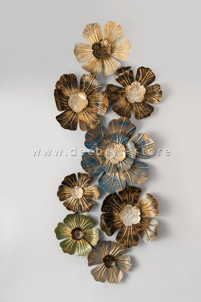 Golden Bloom Versatile Wall Frame