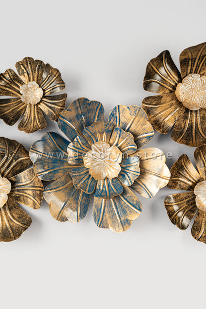 Golden Bloom Versatile Wall Frame