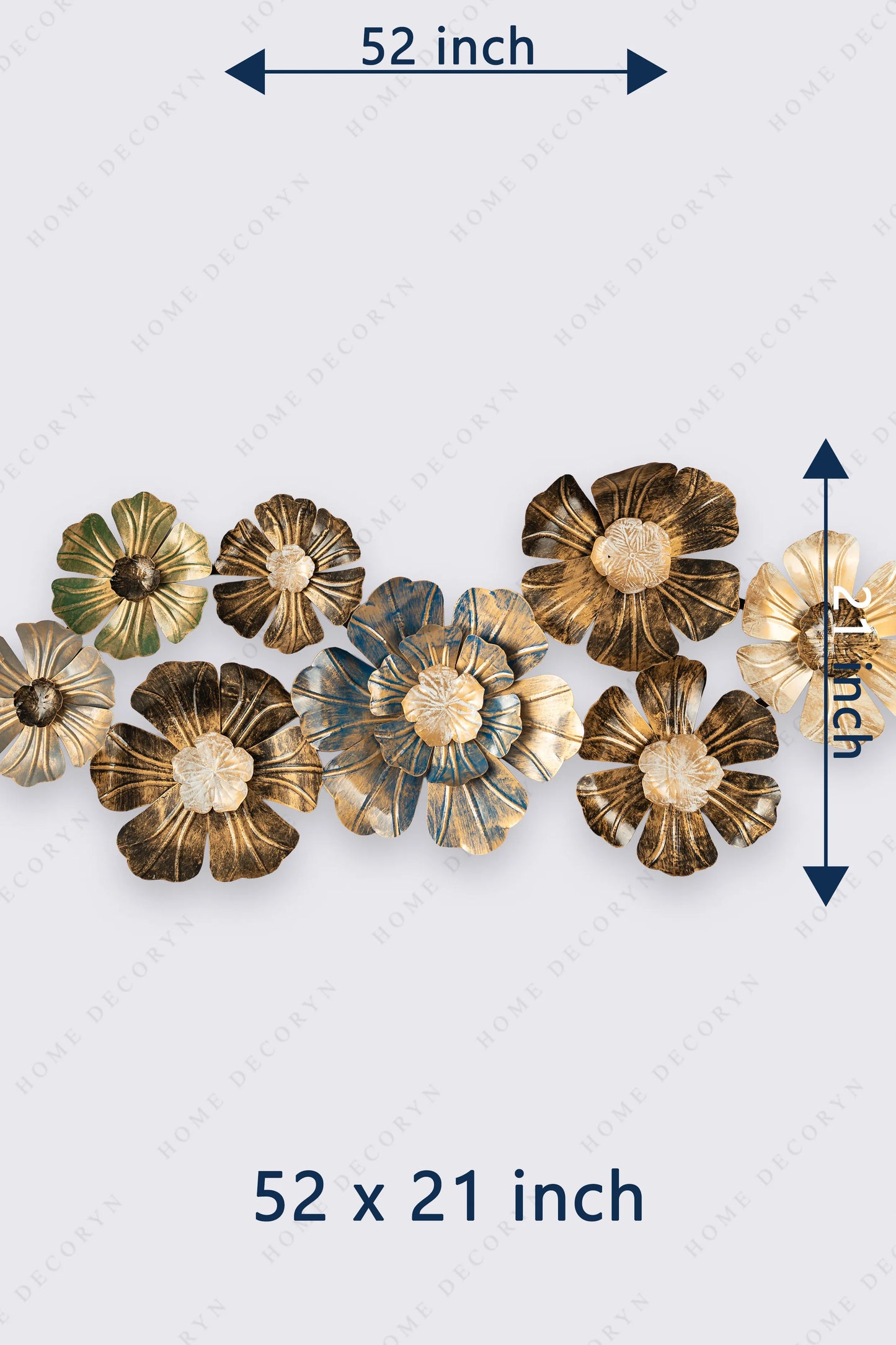 Golden Bloom Versatile Wall Frame