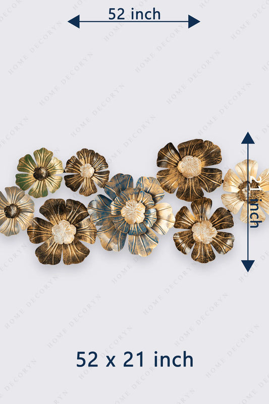 Golden Bloom Versatile Wall Frame