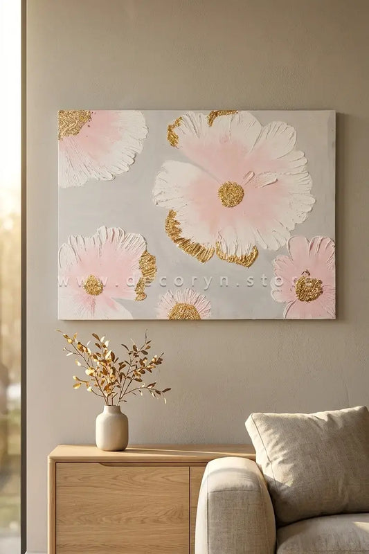 Handmade 3D Pink Floral Masterpiece