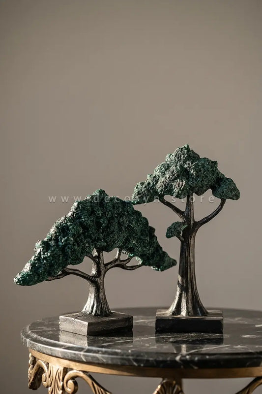 Evergreen Miniature Tree Décor Set (Pack of 2)