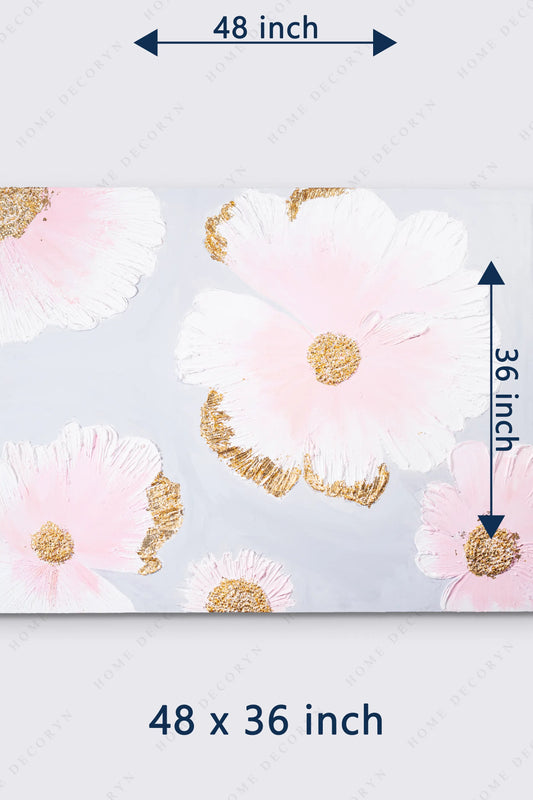 Handmade 3D Pink Floral Masterpiece