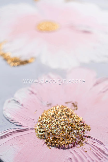 Handmade 3D Pink Floral Masterpiece