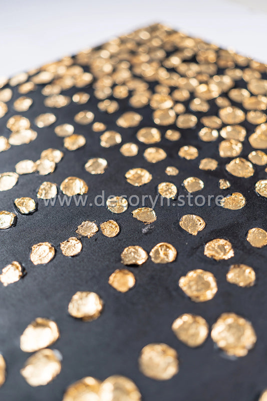 Golden Rainfall 3D Abstract Painting