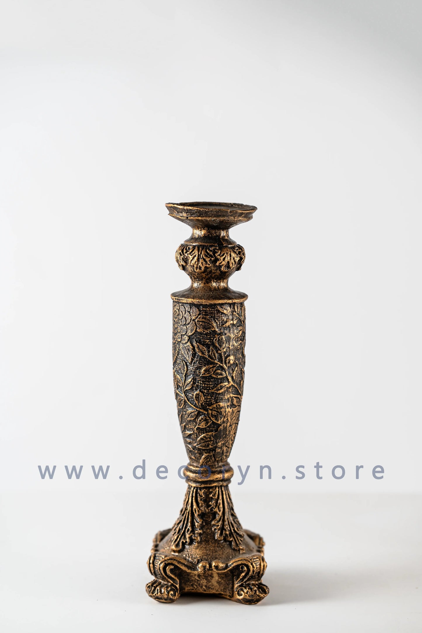 Regal Noir Copper Candle Stand