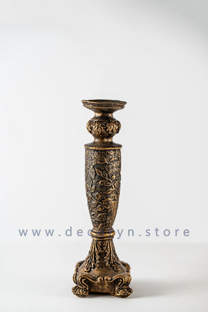 Regal Noir Copper Candle Stand