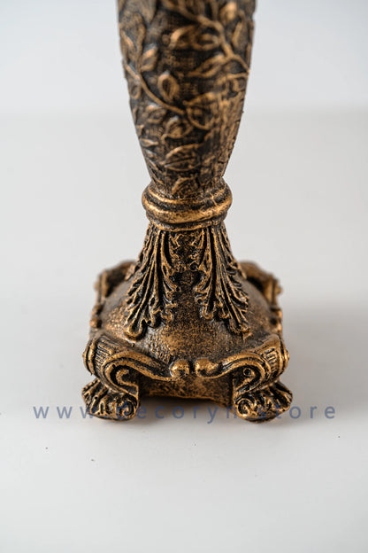 Regal Noir Copper Candle Stand