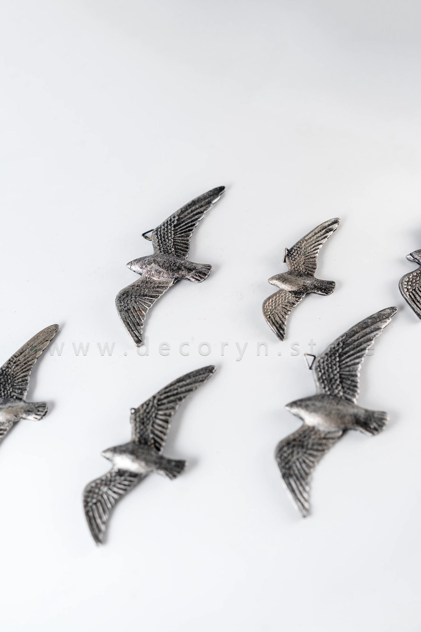 Soaring Sparrows Wall Sculpture Set (Pack of 6)