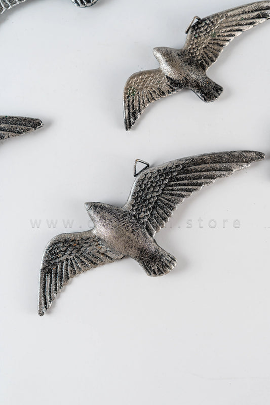 Soaring Sparrows Wall Sculpture Set (Pack of 6)