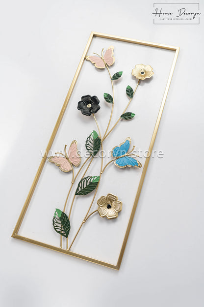 Golden Garden Bloom Wall Art