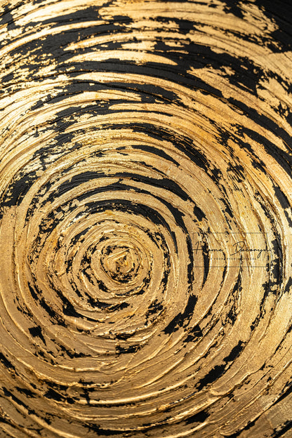 Midnight Gold Painting (Handmade)