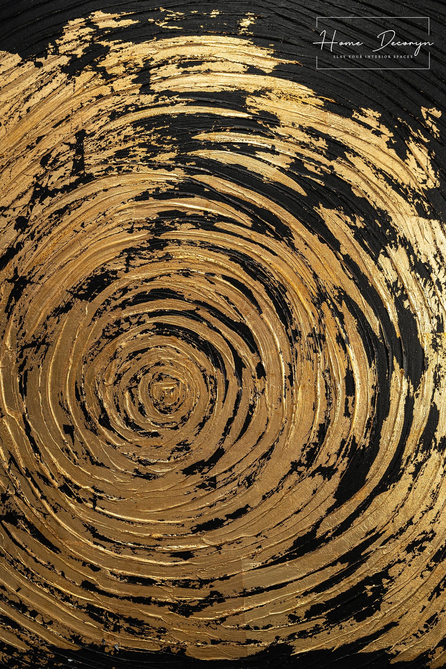 Midnight Gold Painting (Handmade)