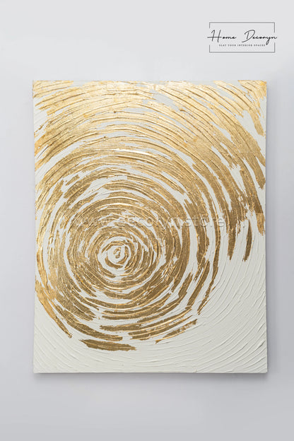 Midnight Gold Painting (Handmade)