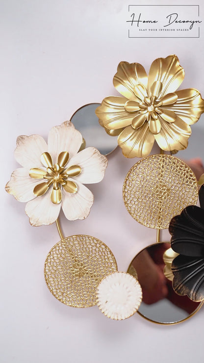 Gold Metallic Wall Art - Golden Garden Metallic Accent