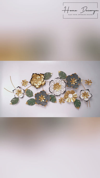 Multicolored Flower Leaf Wall Art Perfect for living room