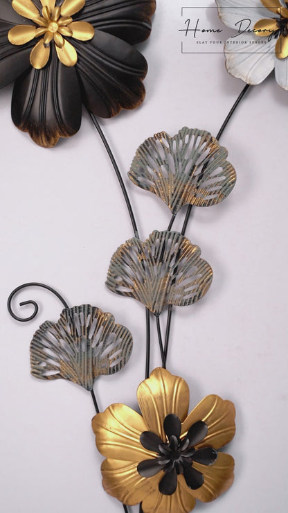 Imported Premium Quality Metal Flower Frame – Elegant Decorative Wall Art